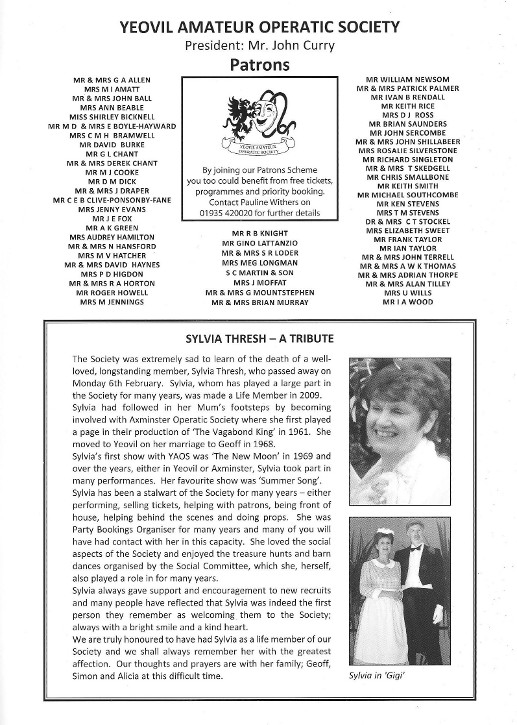 JCS Pg 2 & Tribute to Sylvia Thresh JCS Pg 2 & Tribute to Sylvia Thresh